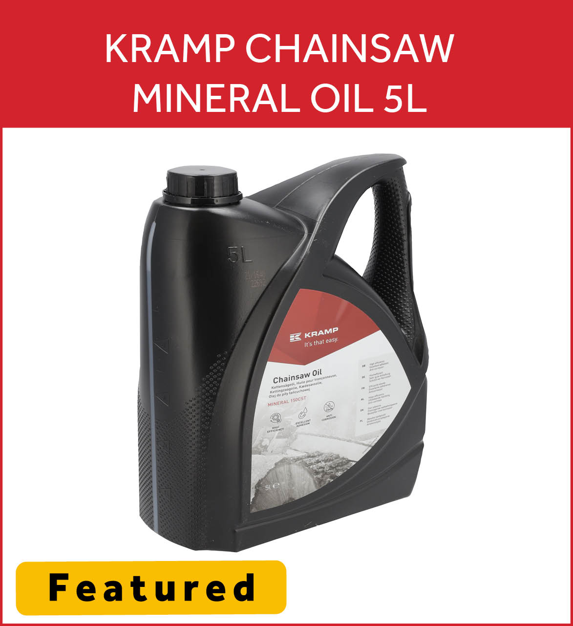 Kramp Chainsaw Mineral Oil